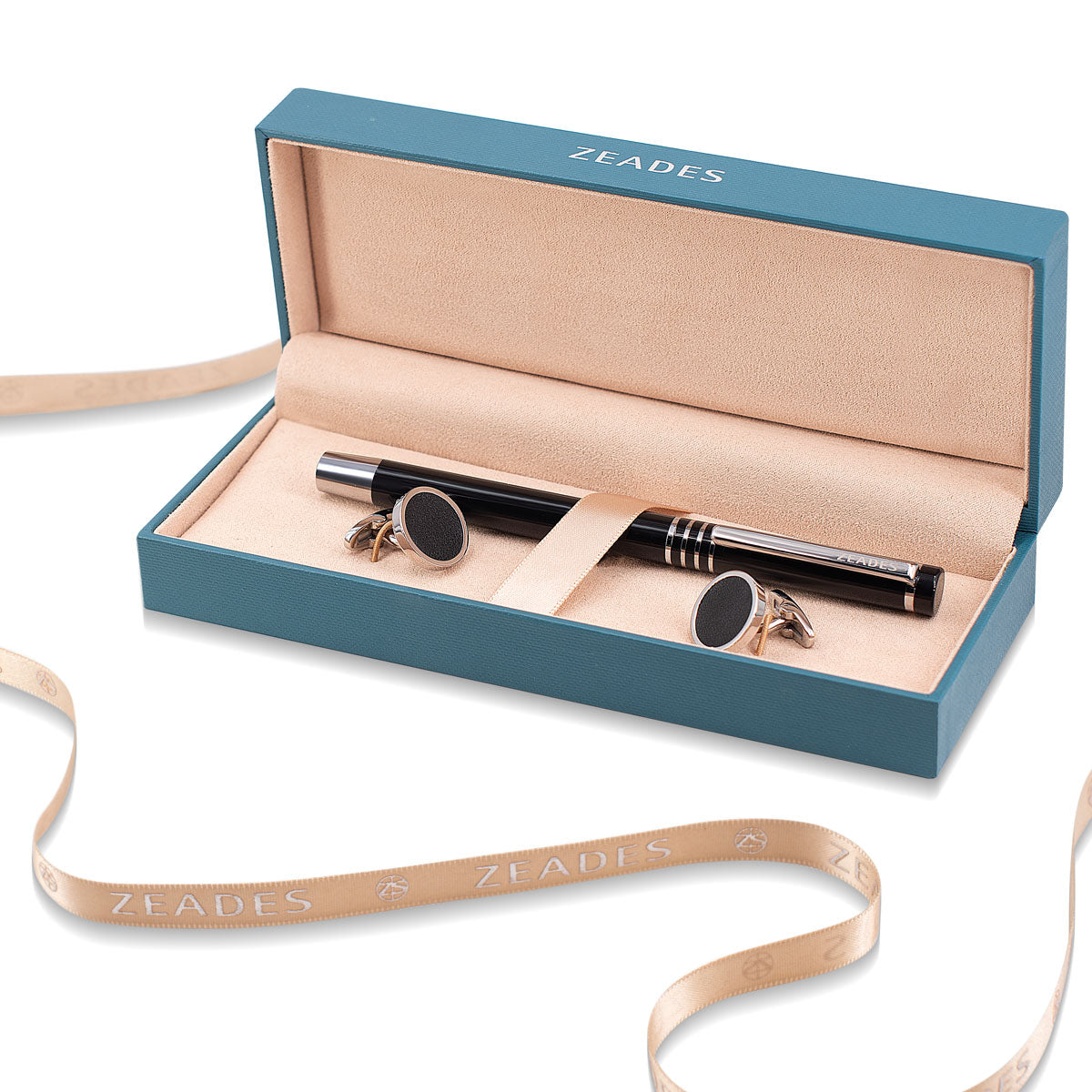 SET Cadeau : Boutons de Manchette et Stylo pour homme.